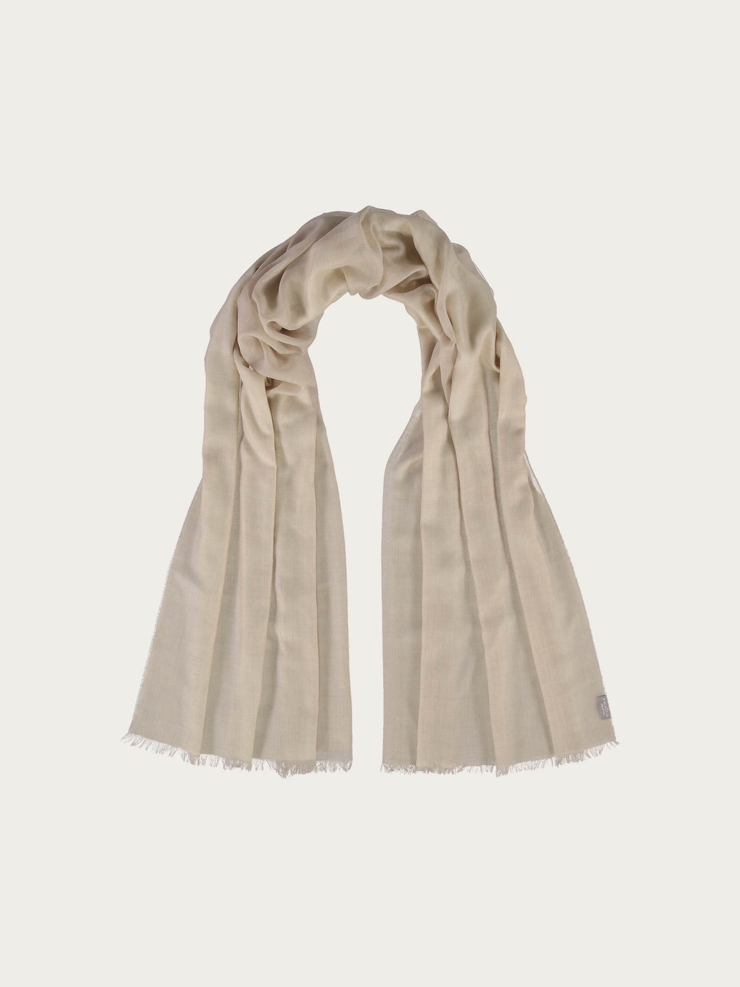 Zarte einfarbige Pashmina aus reinem Kaschmir