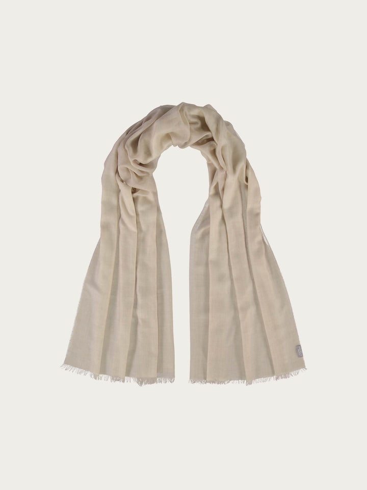 Zarte einfarbige Pashmina aus reinem Kaschmir