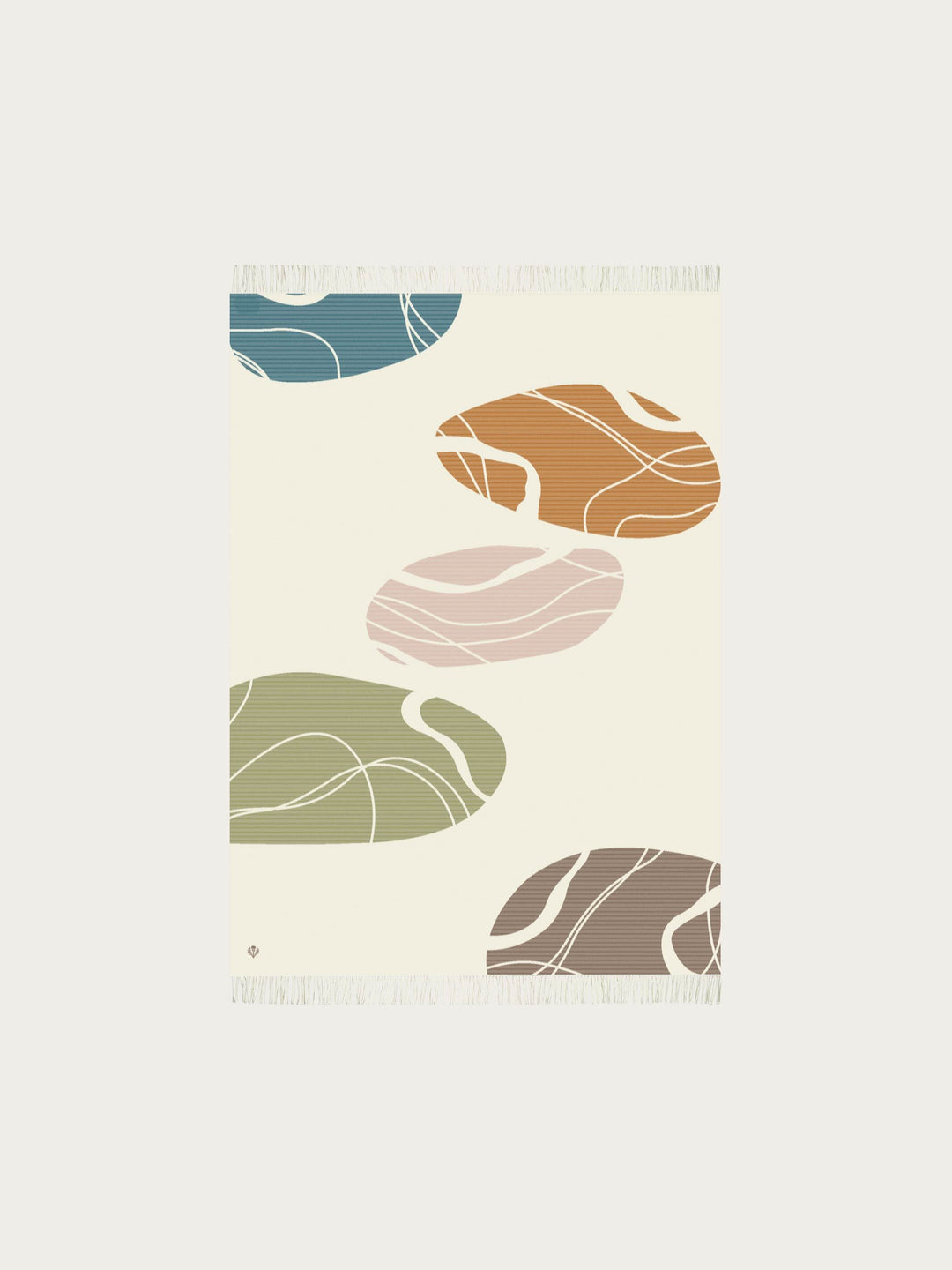 Sustainability Edition - Cashmink-Decke mit Kieselstein-Design - Made in Germany