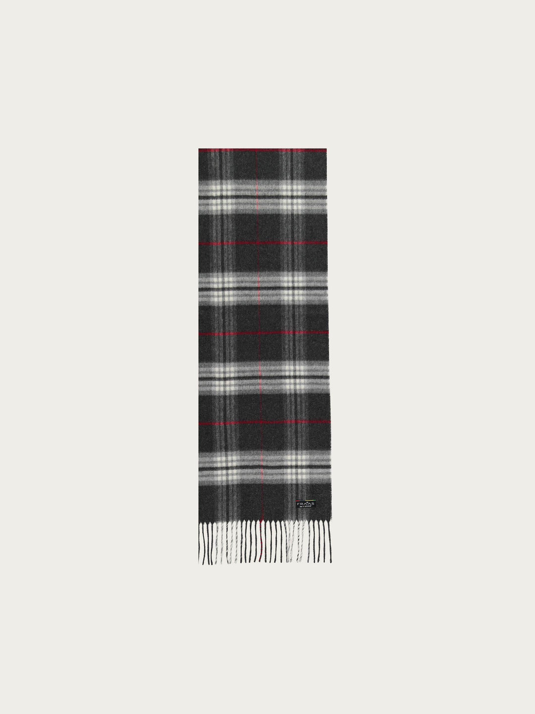 Schmaler Cashmink-Schal mit FRAAS Plaid Karo