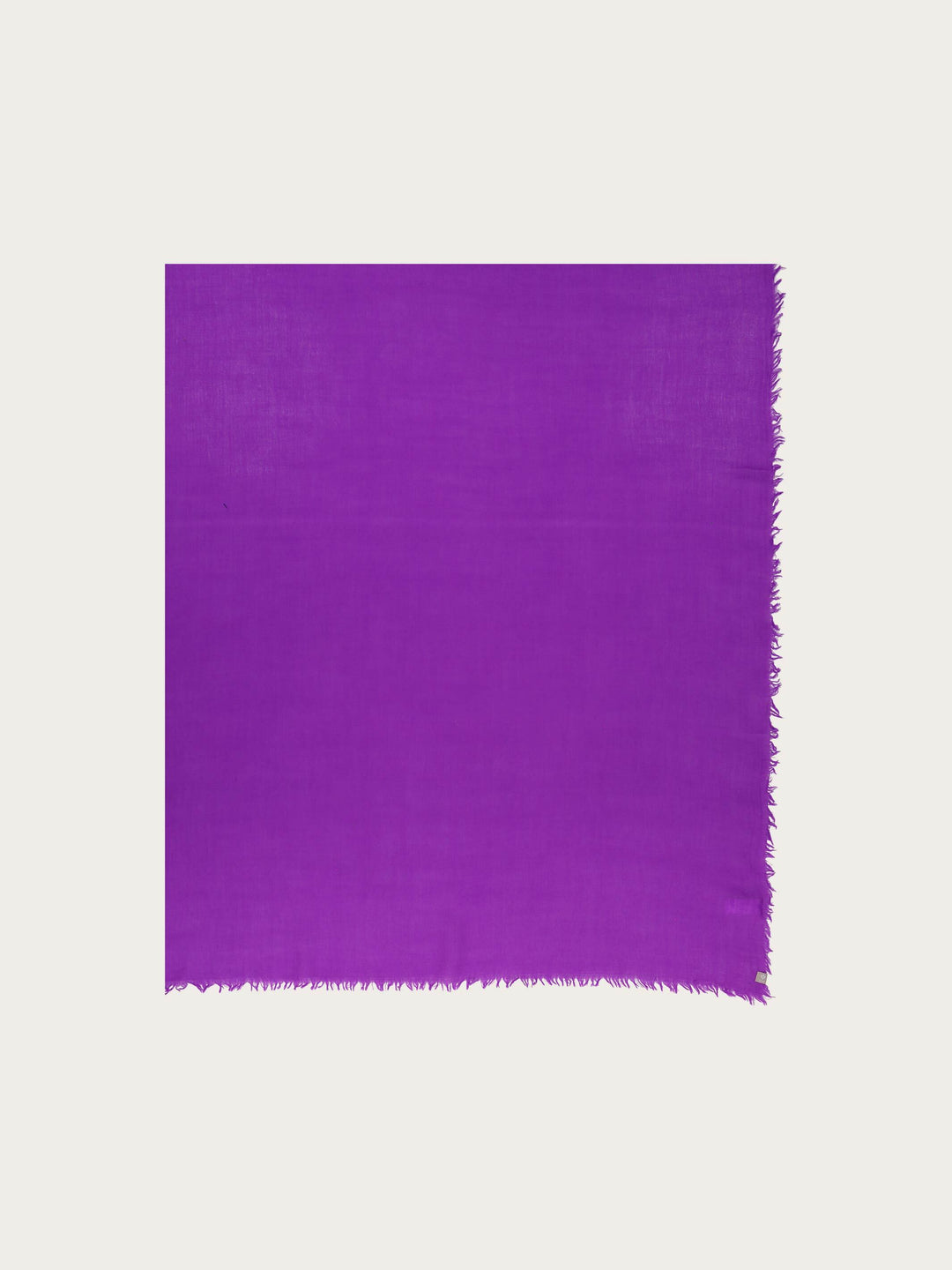 Einfarbige Stola in Seide-Wolle-Mischung