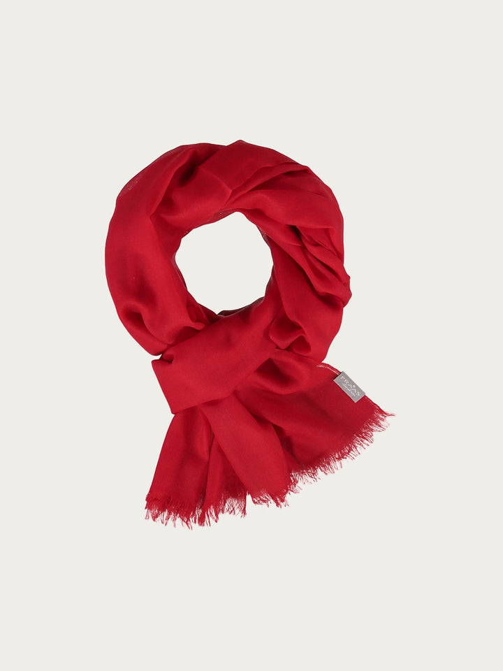 Zarte einfarbige Pashmina aus reinem Kaschmir