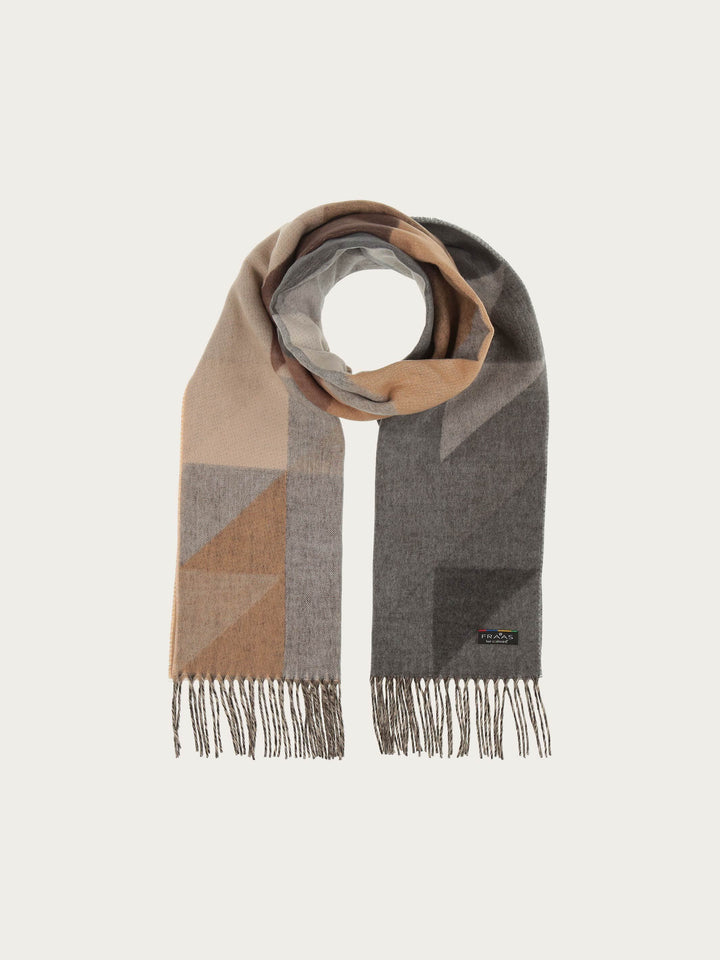 Cashmink-Schal mit geometrischem Design