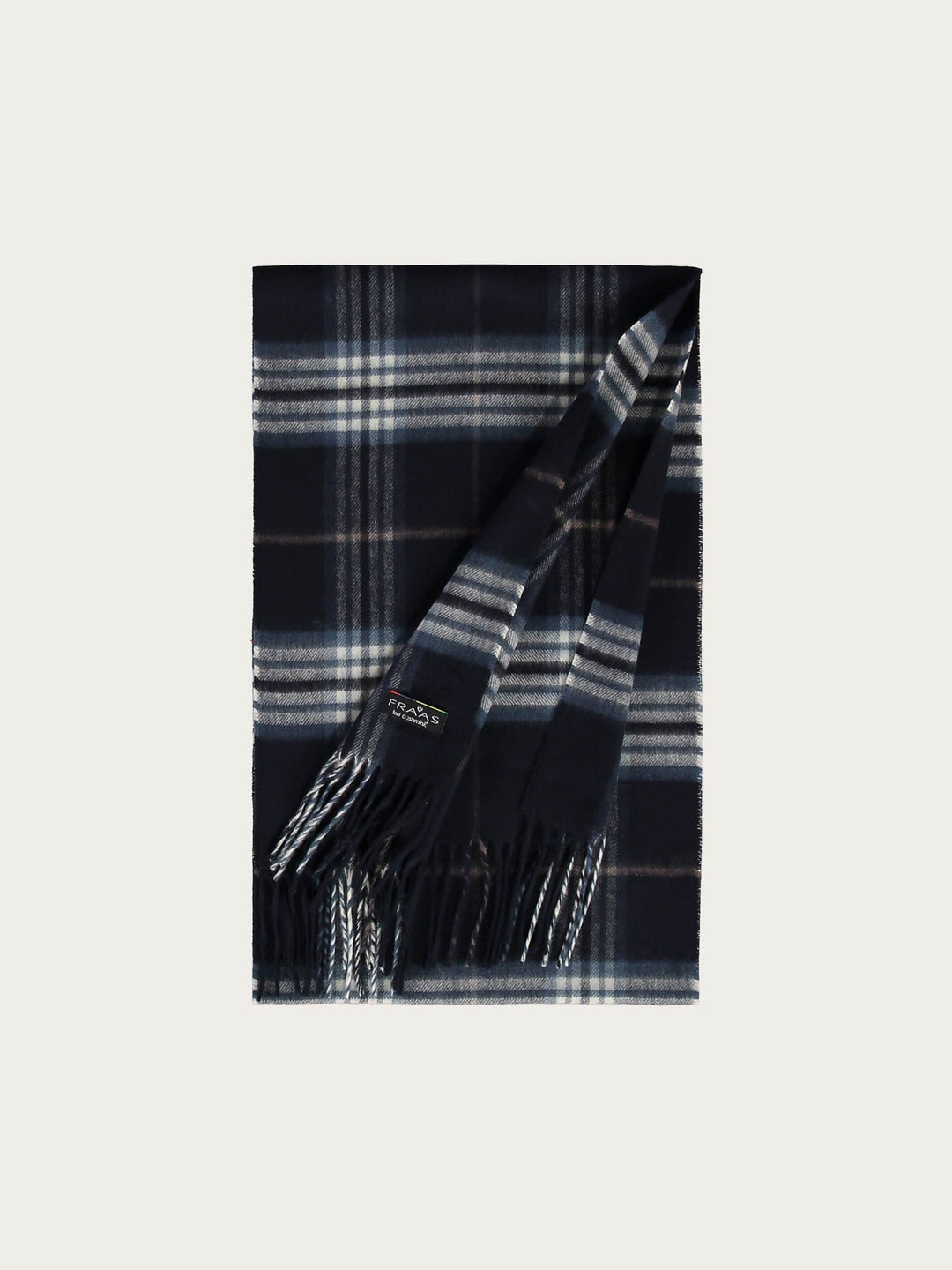 Schmaler Cashmink-Schal mit FRAAS Plaid Karo