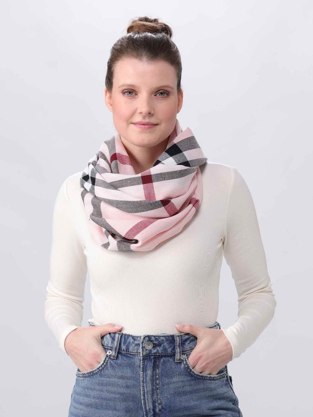 Loop mit FRAAS Plaid Karo