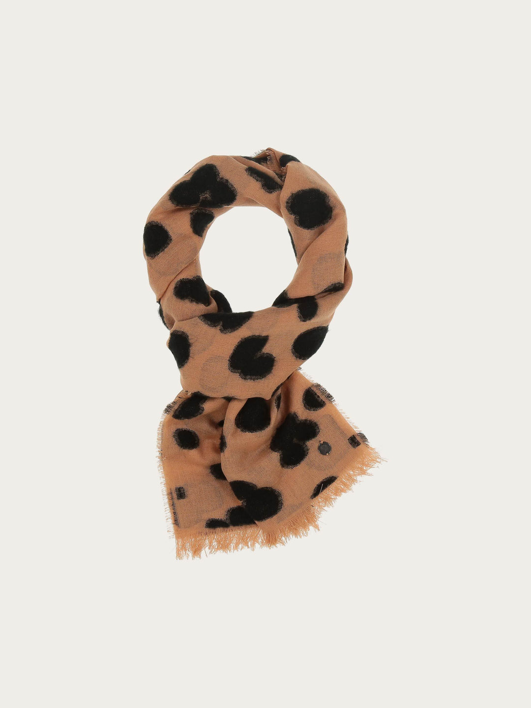 Fil Coupé Schal mit Leo-Design