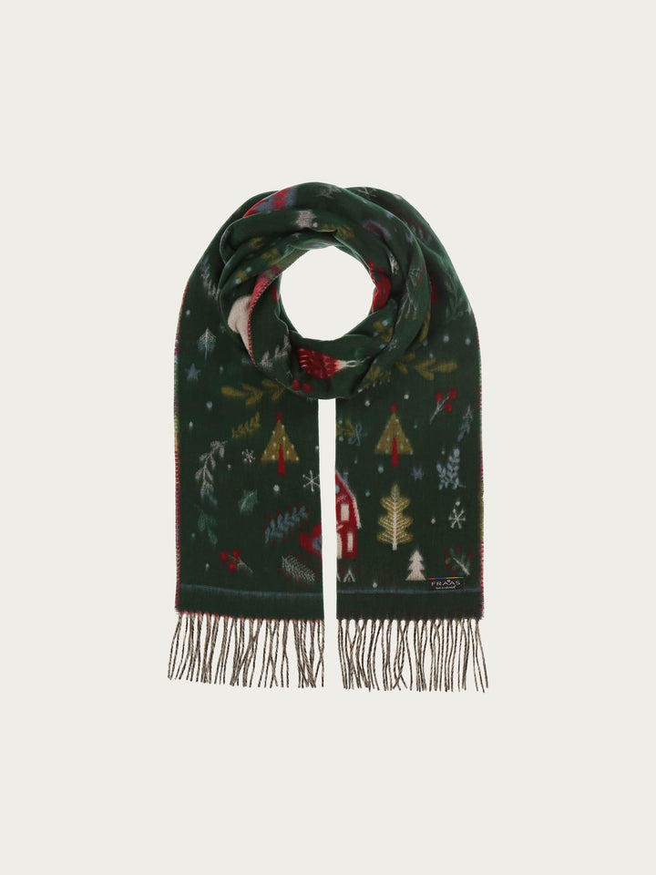 Cashmink-Schal mit Weihnachts-Design