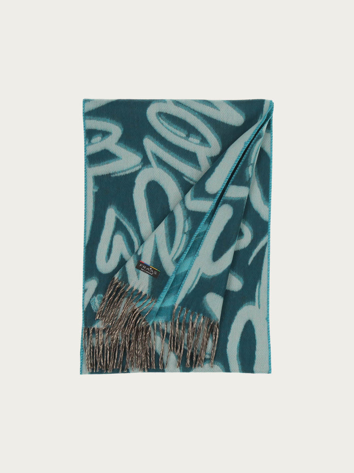 Cashmink-Schal LOVE mit Herz-Design