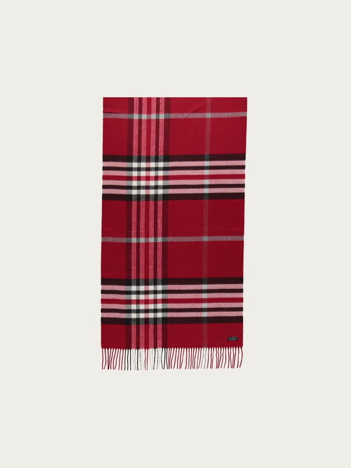 Breiter Cashmink-Schal mit FRAAS Plaid Karo