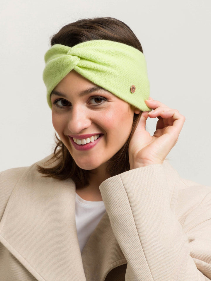 Strickstirnband aus reinem Kaschmir