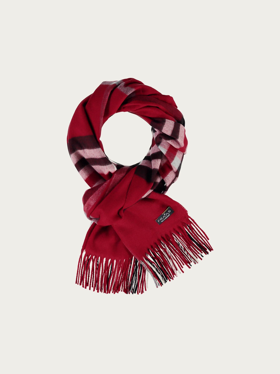 Breiter Cashmink-Schal mit FRAAS Plaid Karo