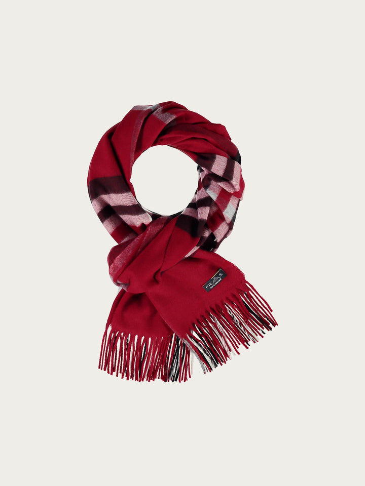 Breiter Cashmink-Schal mit FRAAS Plaid Karo