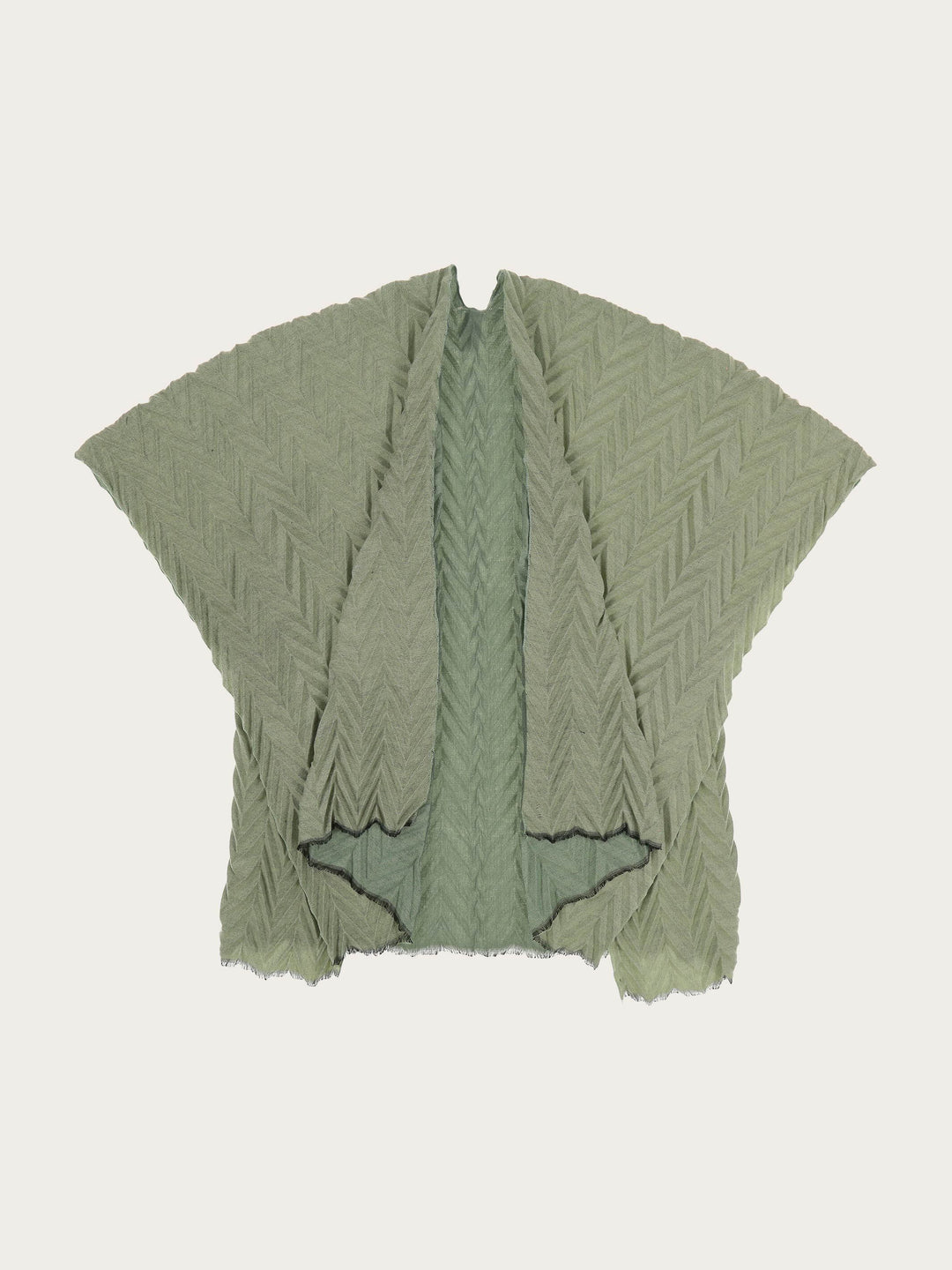 Plissierter Damen Poncho