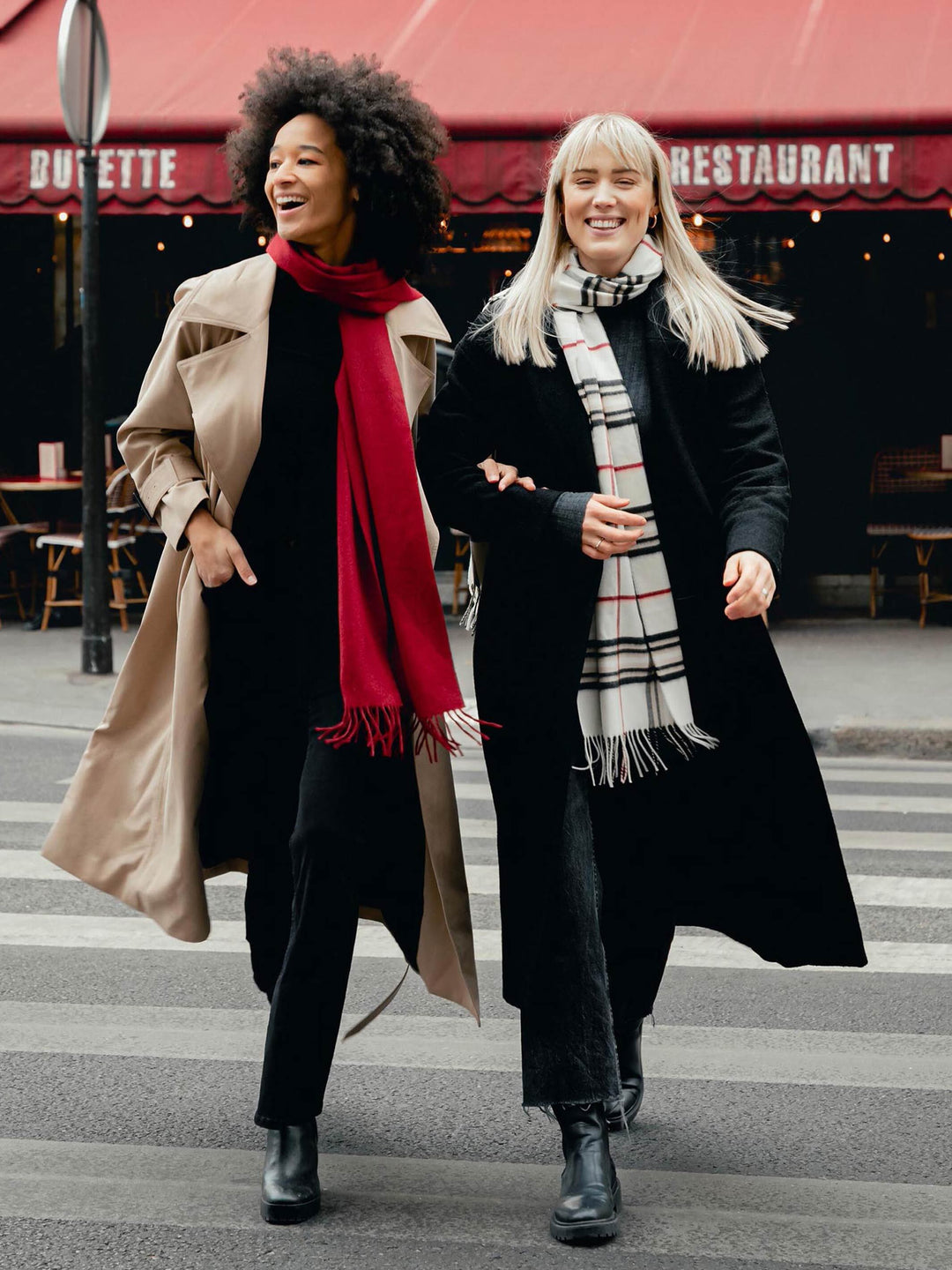 Cashmink-Schal mit FRAAS Plaid Karo