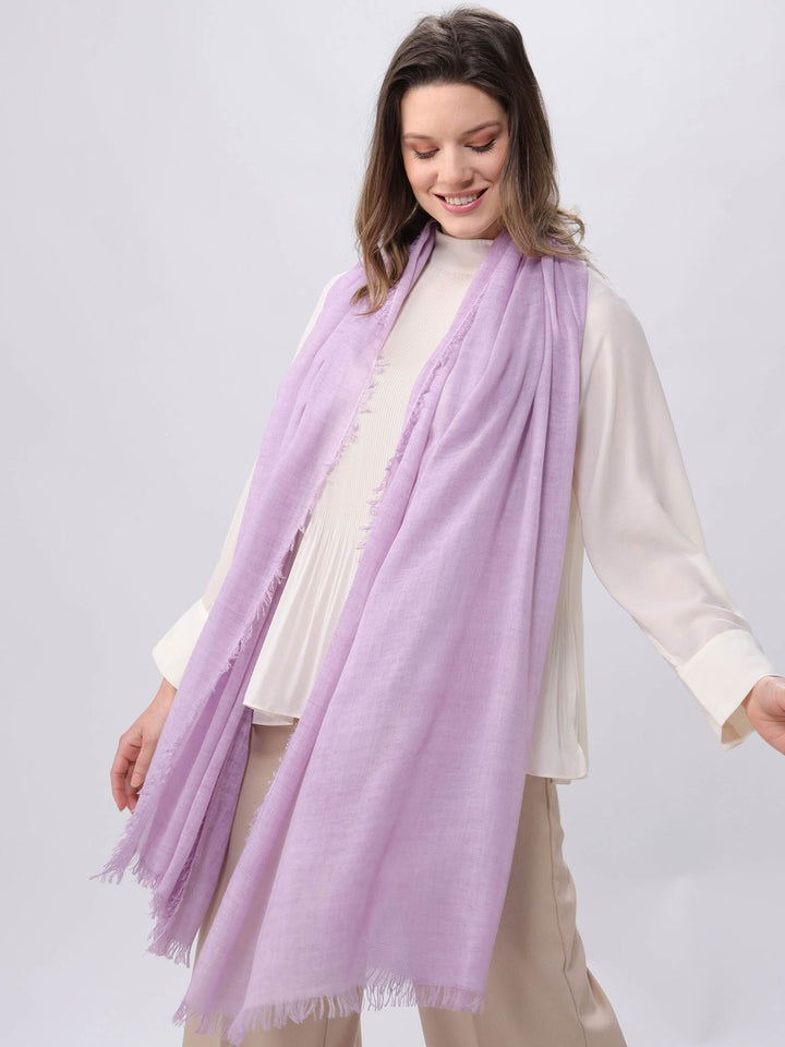 Einfarbige Stola in Viskosemischung