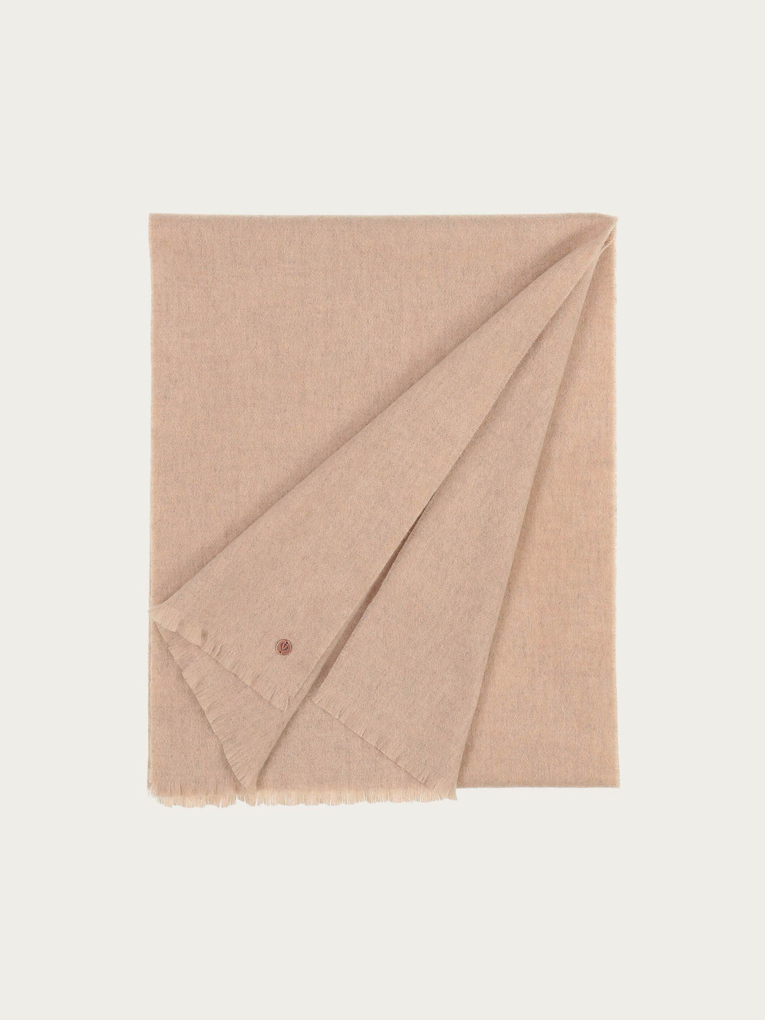 Einfarbiger Schal aus reinem Kaschmir