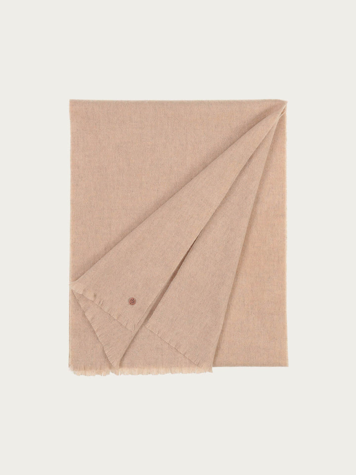 Einfarbiger Schal aus reinem Kaschmir