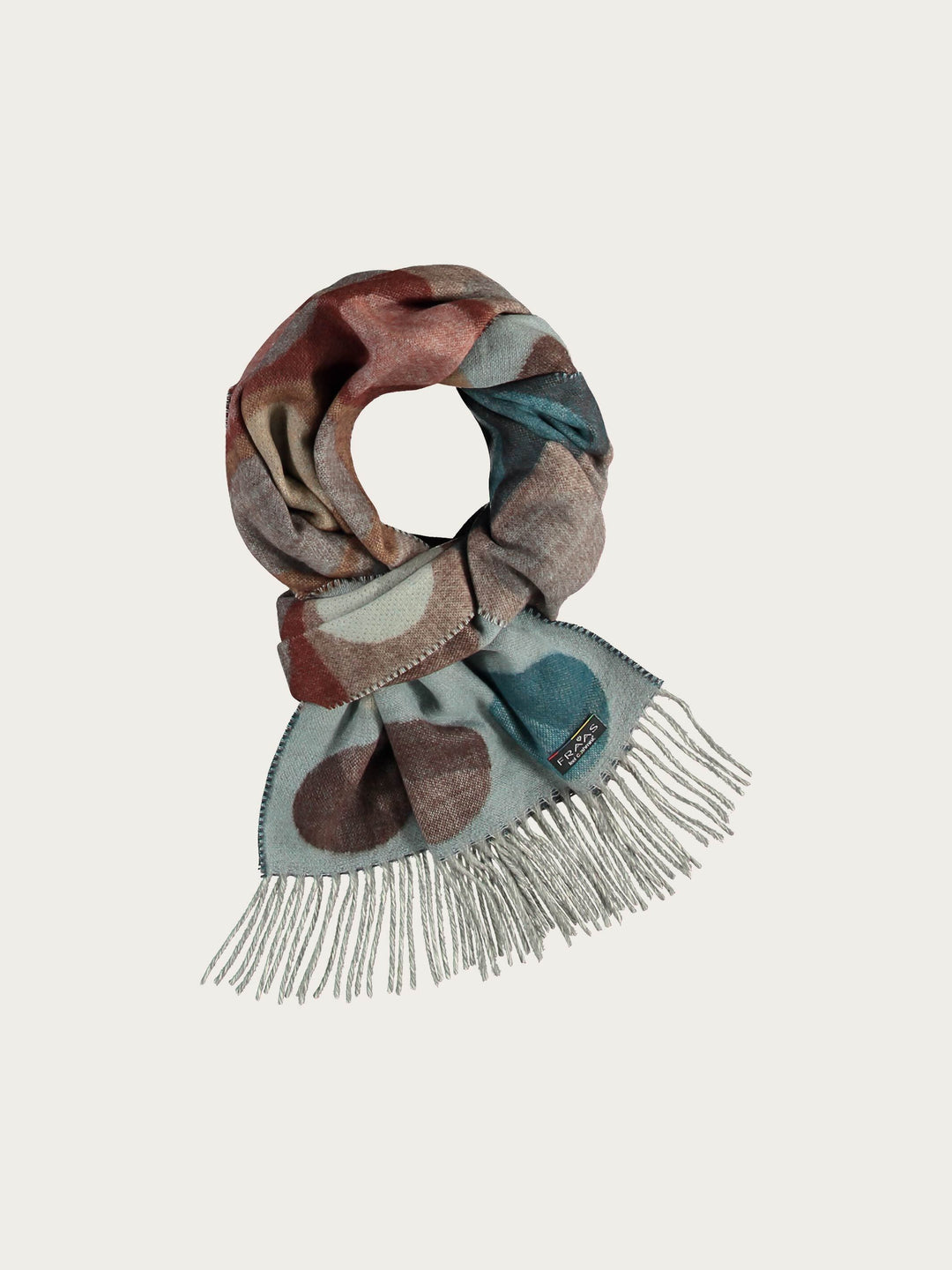 Cashmink-Schal mit großen Punkten