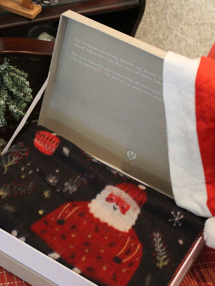 Cashmink-Schal mit Weihnachts-Design