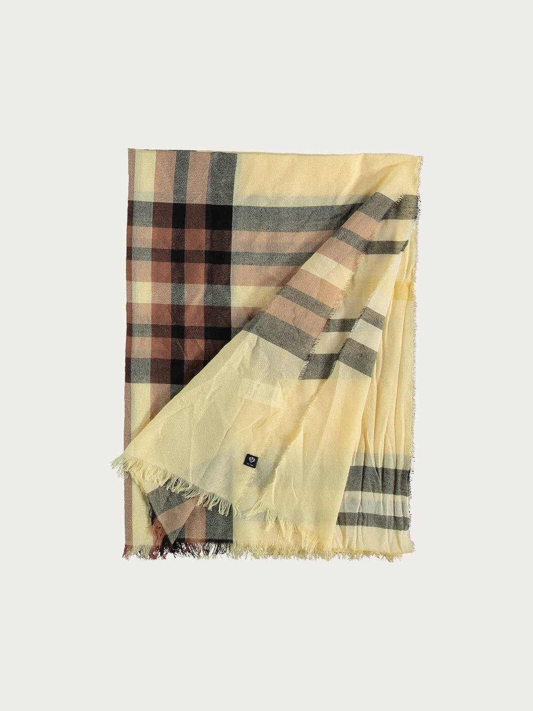 Sustainability Edition - Leichte Stola mit FRAAS Plaid Karo