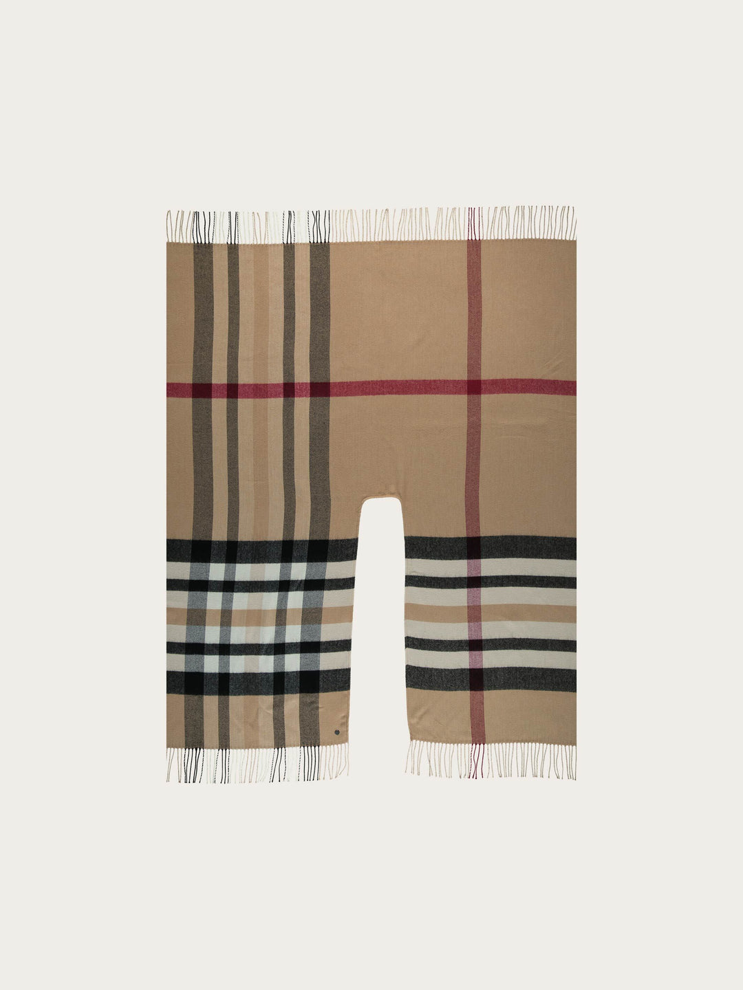 Poncho mit FRAAS Plaid Karo aus Polyacryl