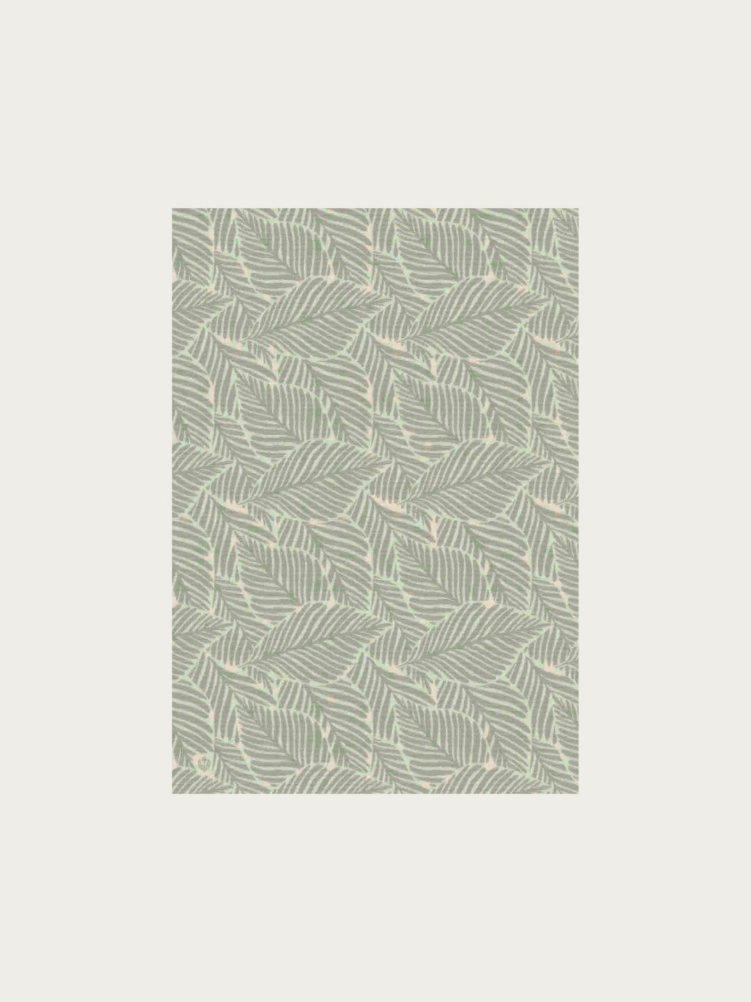 Decke mit Blätter-Design - Made in Germany