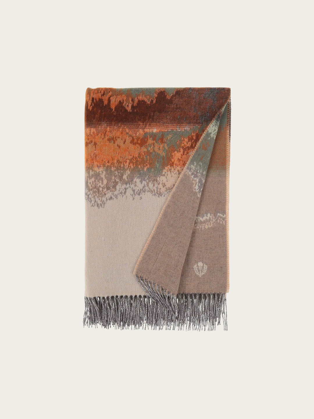 Cashmink-Decke mit Aquarell-Design - Made in Germany
