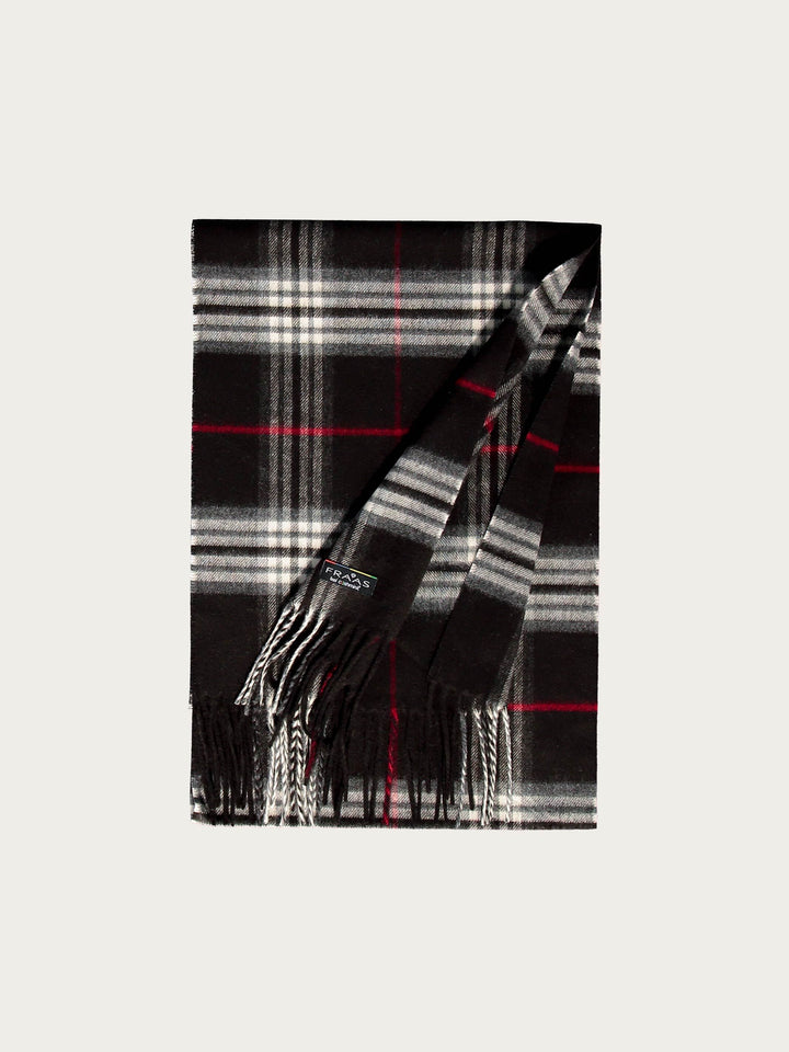 Schmaler Cashmink-Schal mit FRAAS Plaid Karo
