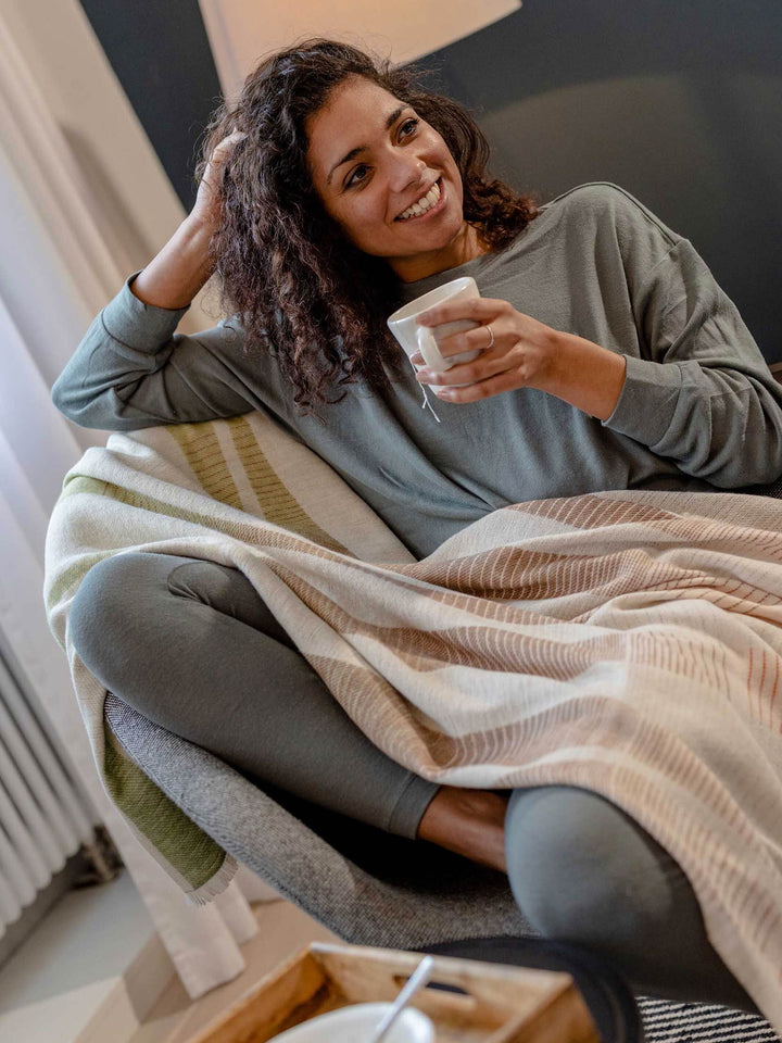 Sustainability Edition - Decke mit Wave-Design - Made in Germany