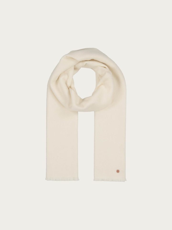 Einfarbiger Schal aus reinem Kaschmir