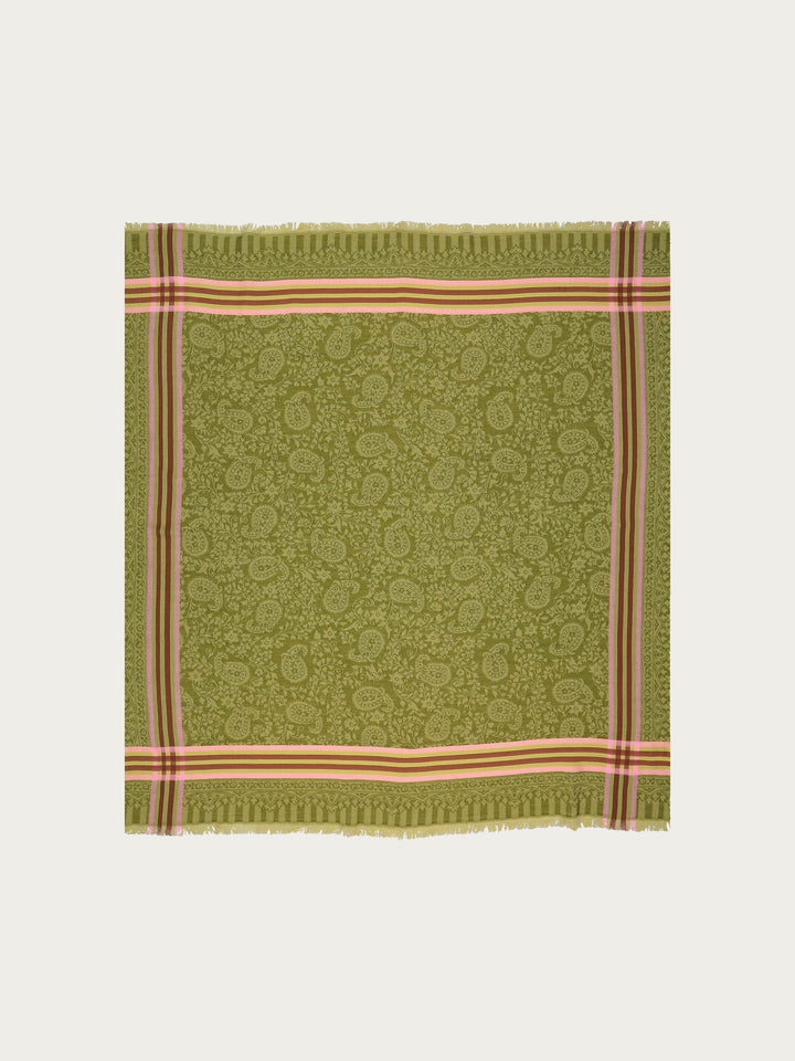 Tuch mit Paisley-Muster in Wollmischung