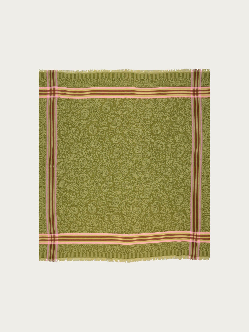 Tuch mit Paisley-Muster in Wollmischung