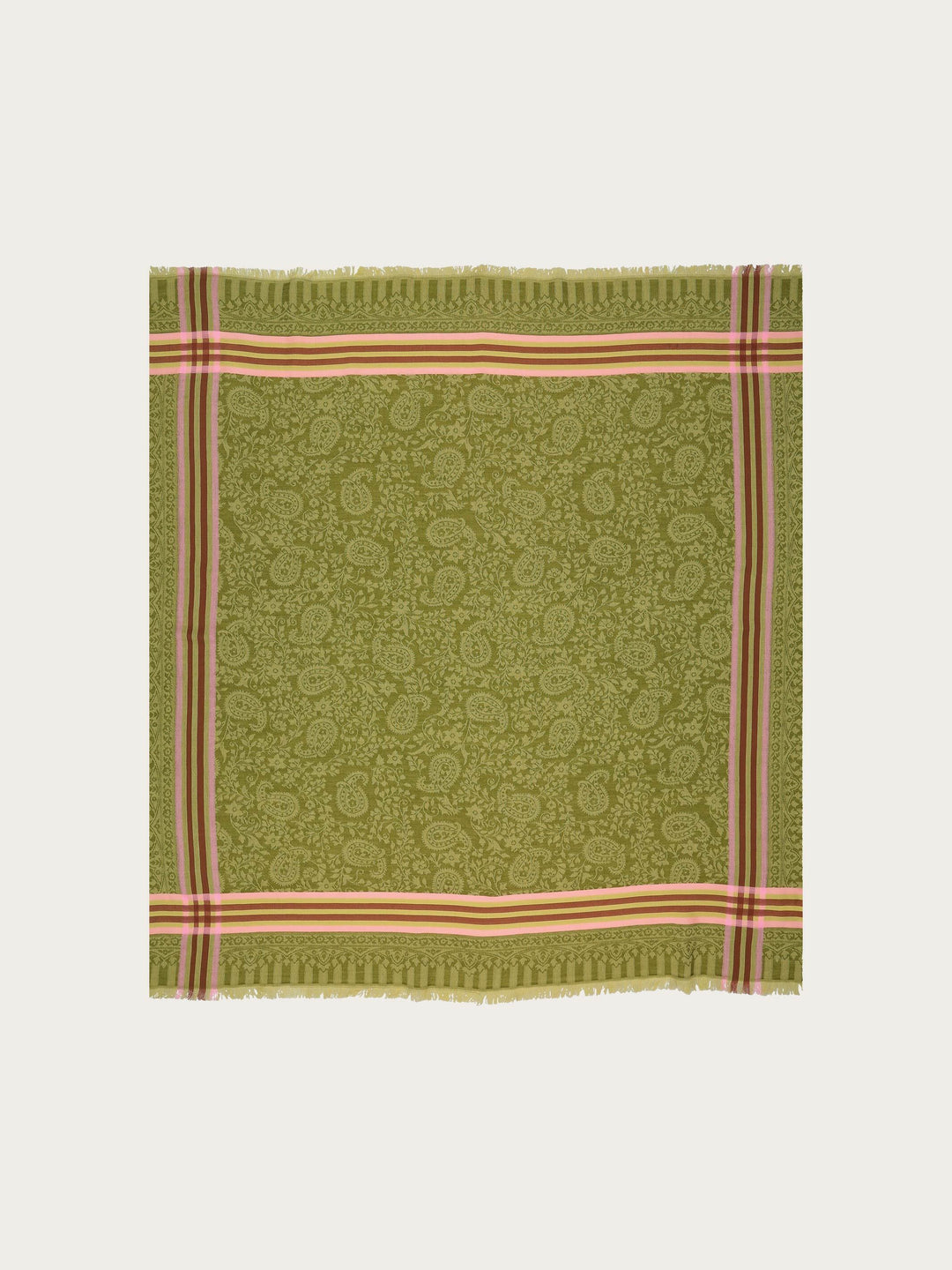 Tuch mit Paisley-Muster in Wollmischung