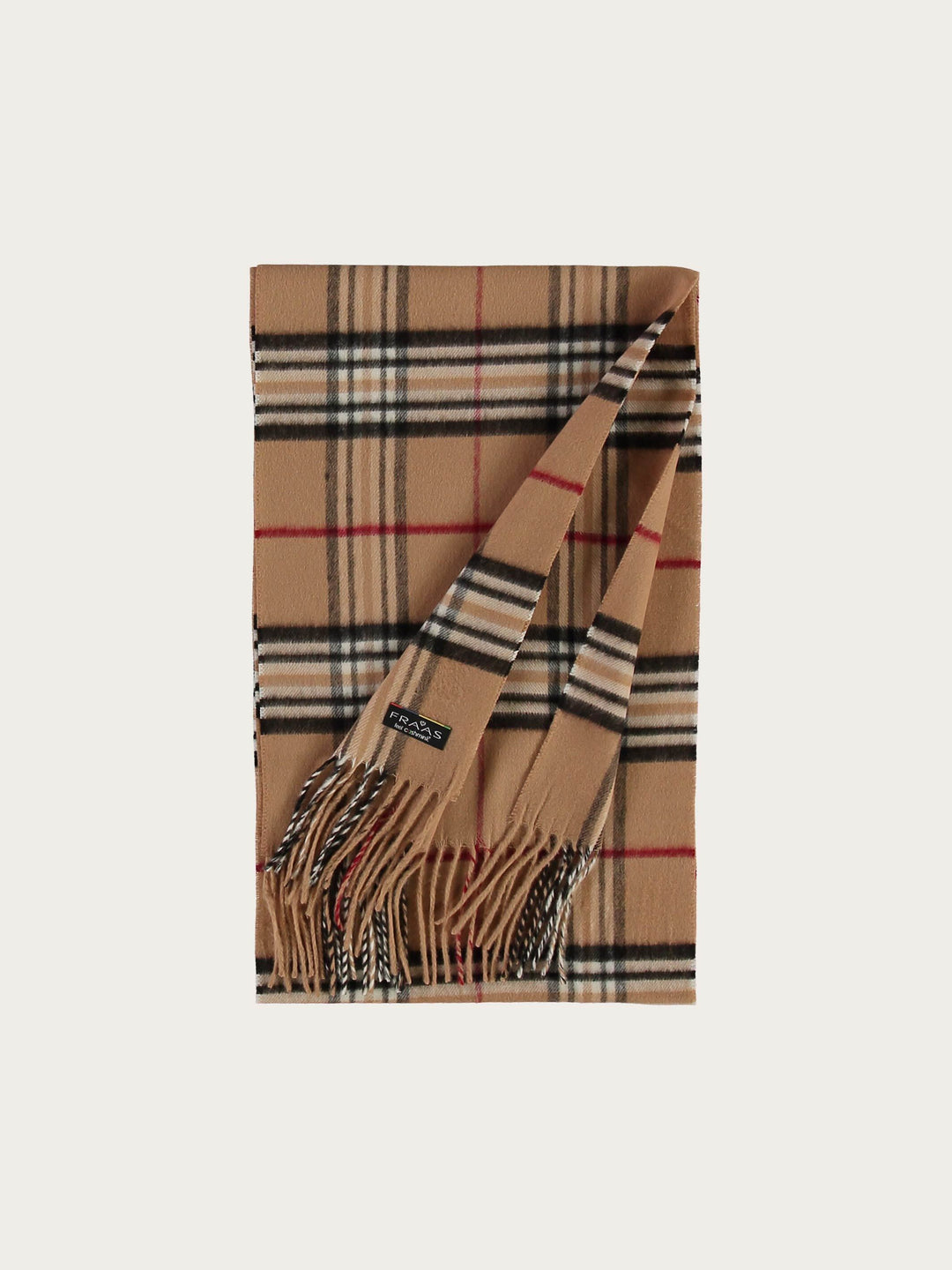 Schmaler Cashmink-Schal mit FRAAS Plaid Karo