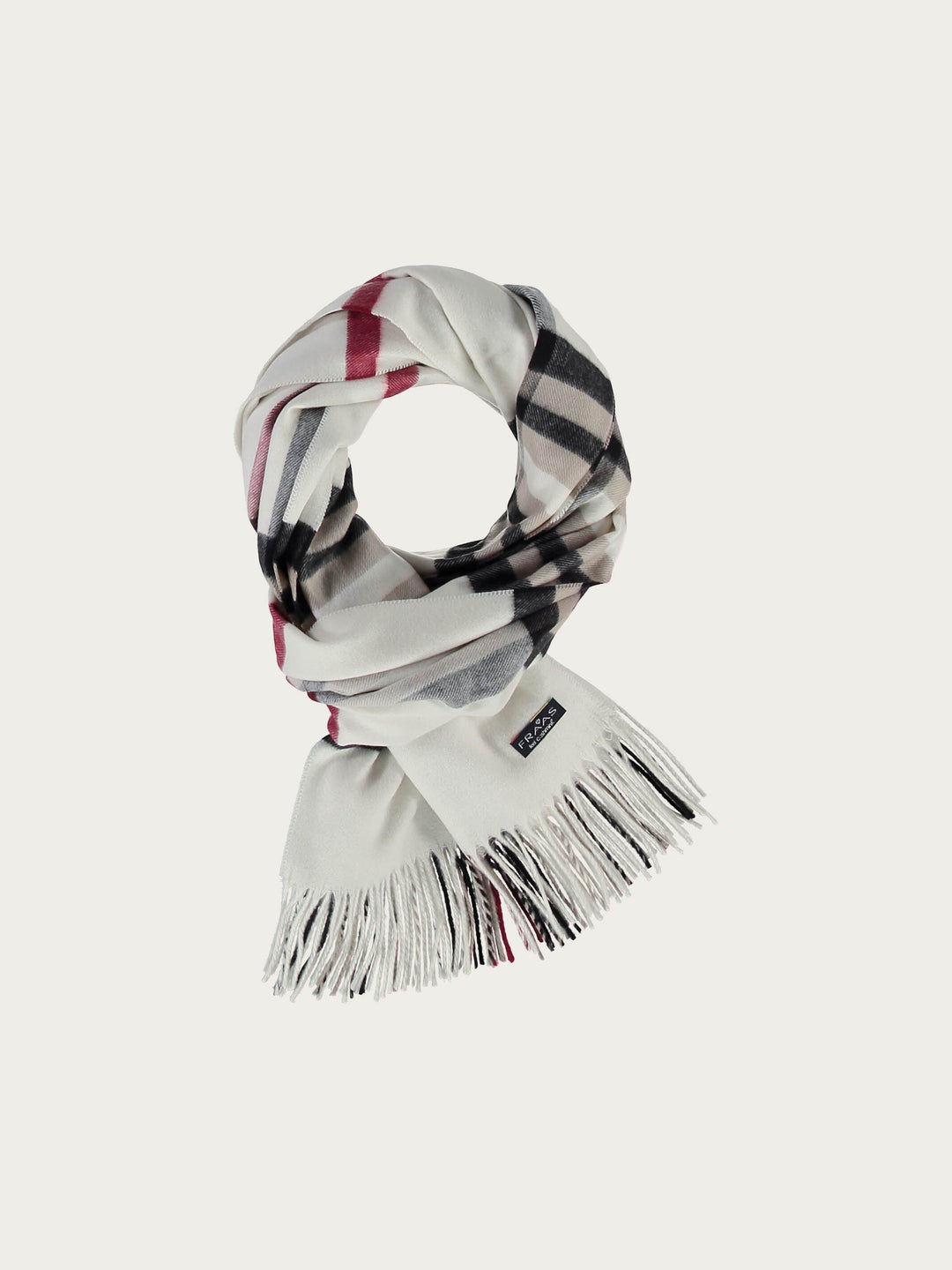 Breiter Cashmink-Schal mit FRAAS Plaid Karo