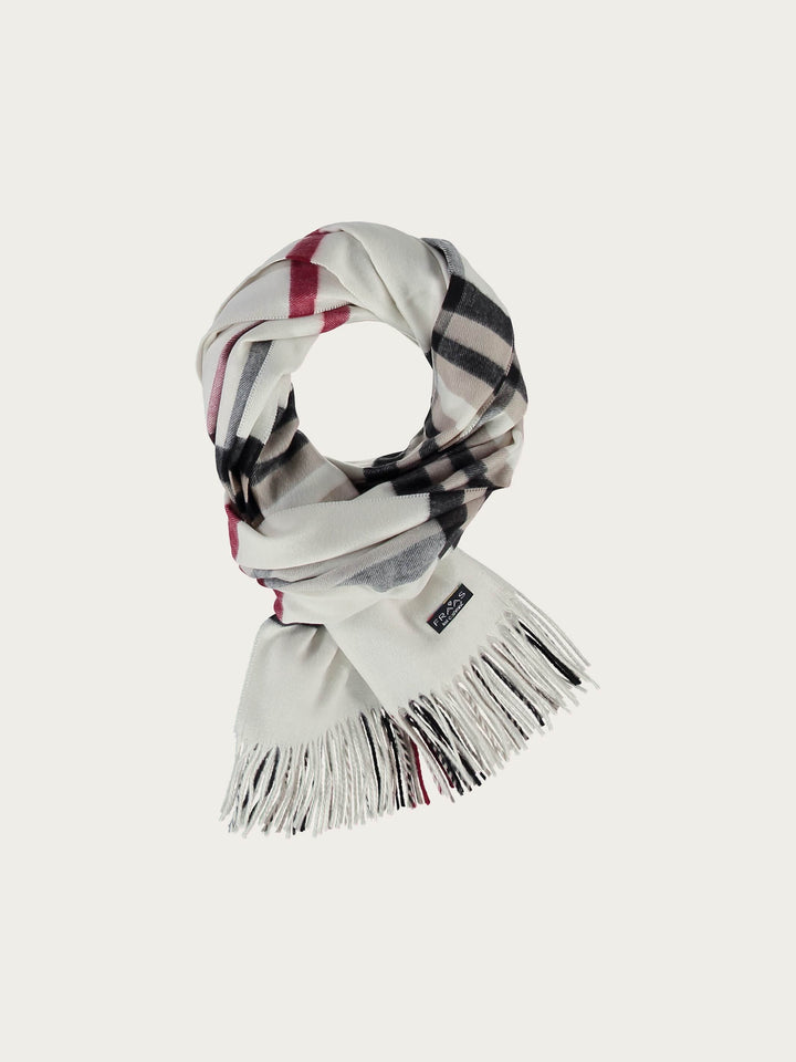 Breiter Cashmink-Schal mit FRAAS Plaid Karo