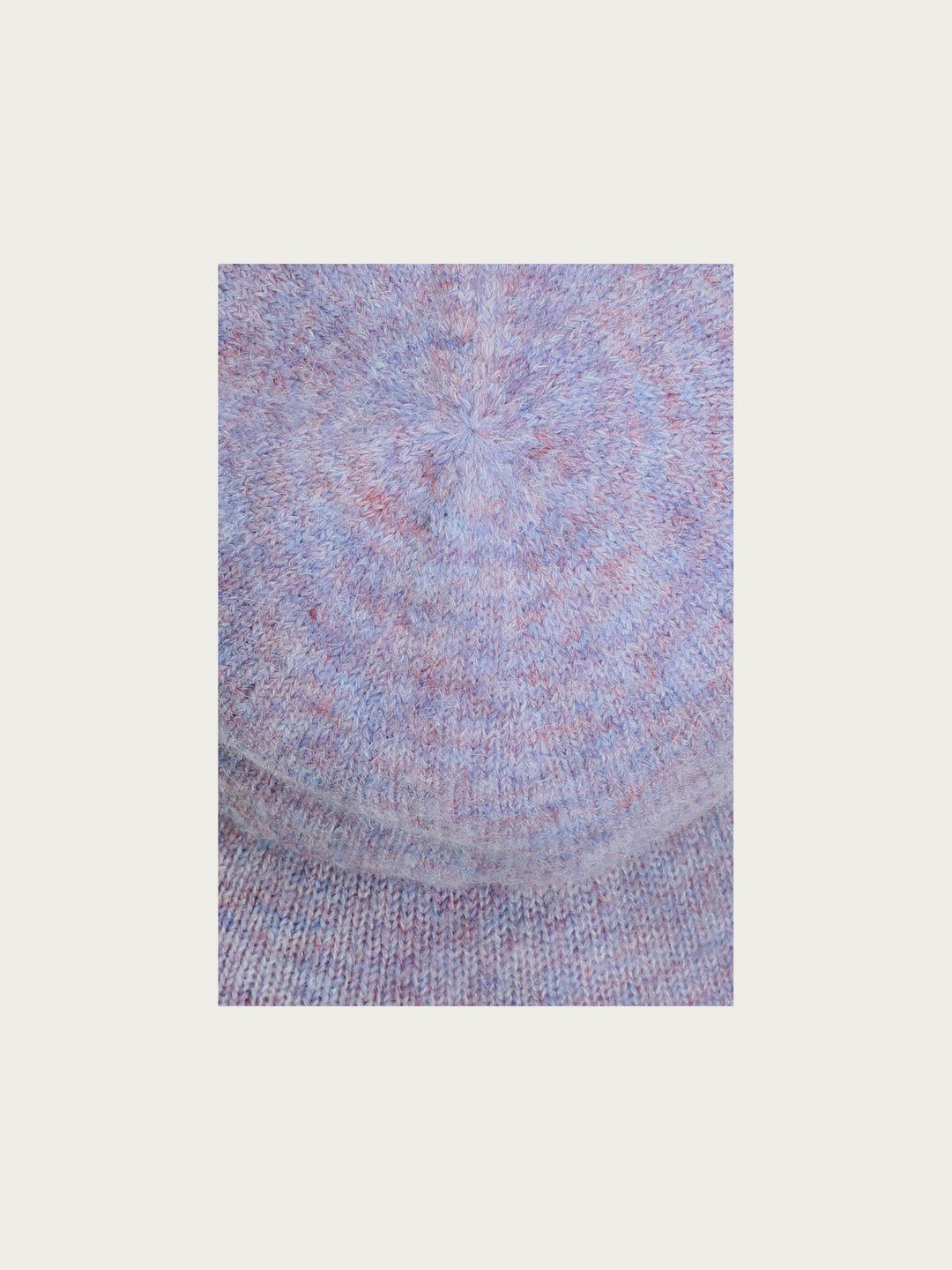 Gestrickte Basecap in Wollmischung