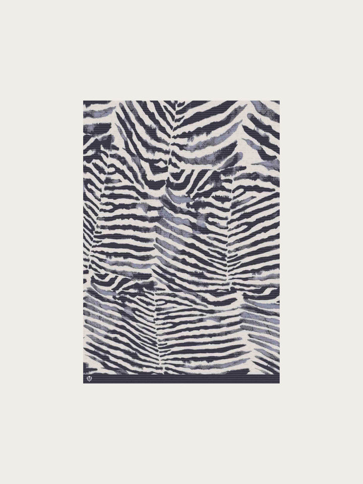 Cashmink-Decke mit Zebra-Design - Made in Germany