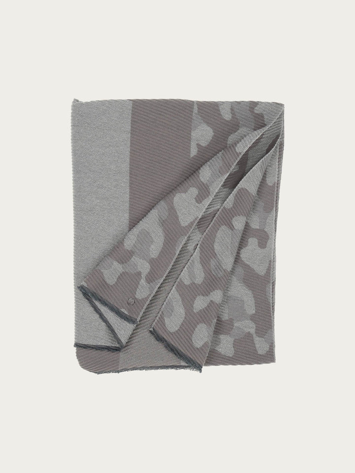 Plissee-Schal mit Animal-Design