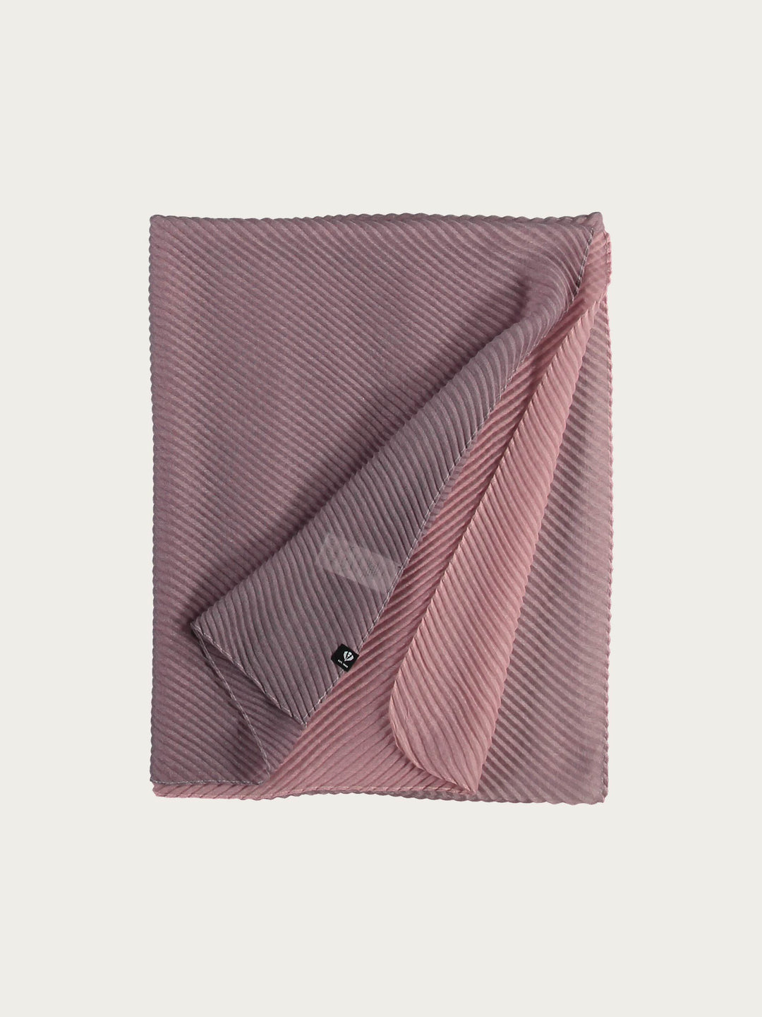 Plissee-Stola mit Ombré-Effekt