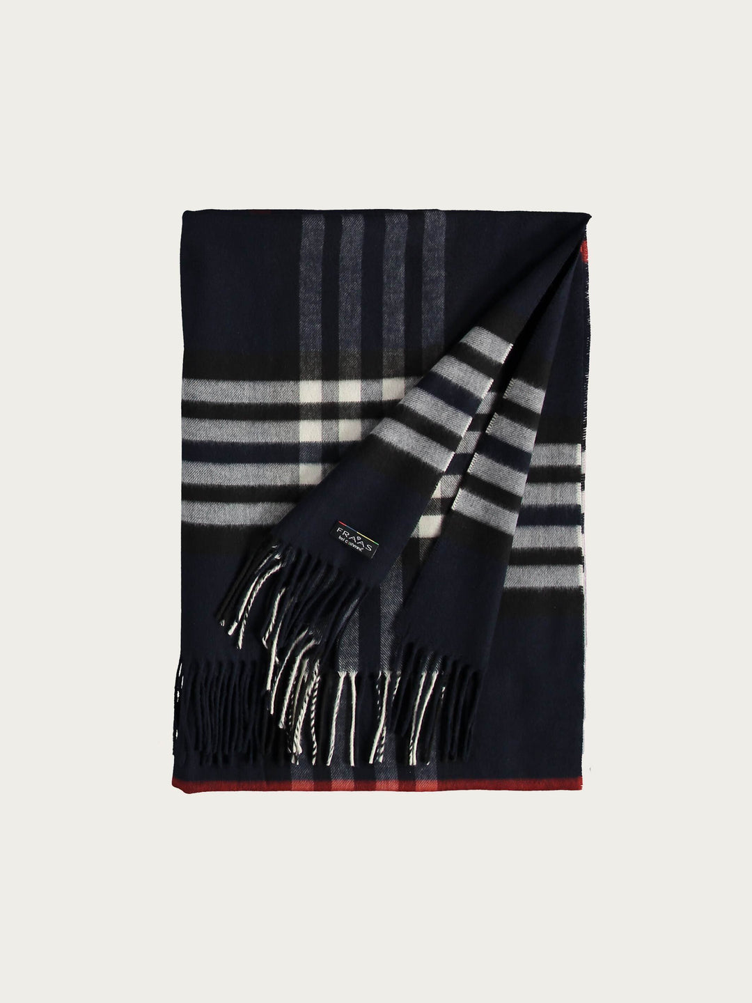 Breiter Cashmink-Schal mit FRAAS Plaid Karo