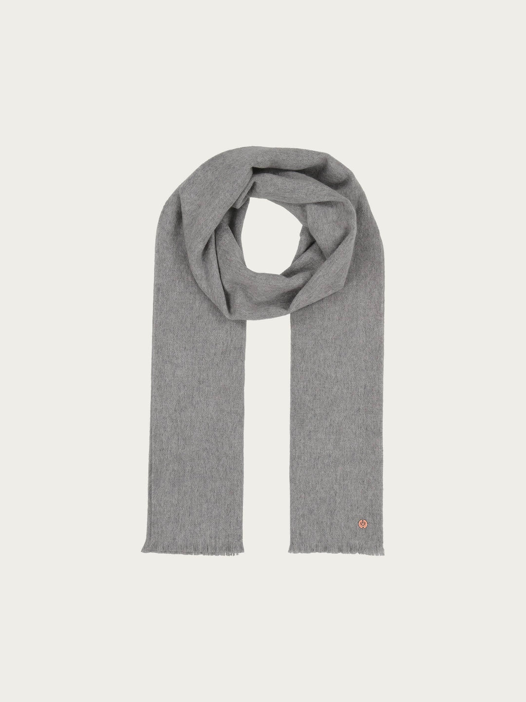 Einfarbiger Schal aus reinem Kaschmir