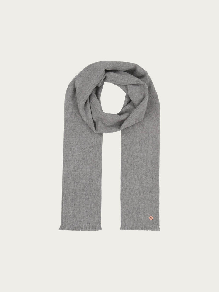 Einfarbiger Schal aus reinem Kaschmir