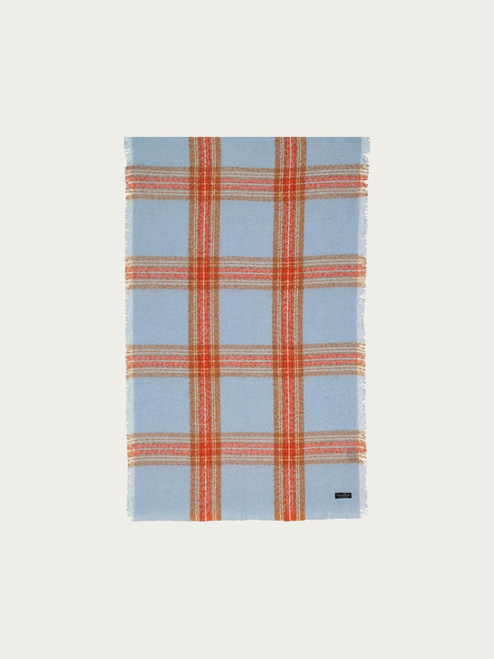 Cashmink-Stola mit XL Karo-Design