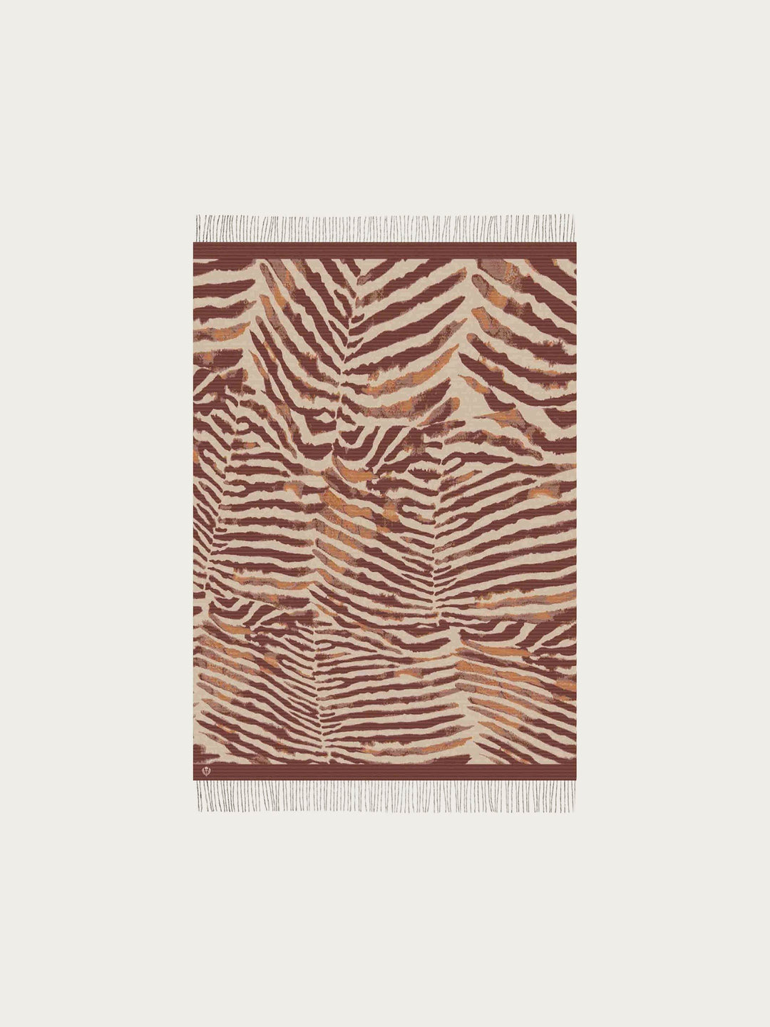 Cashmink-Decke mit Zebra-Design - Made in Germany
