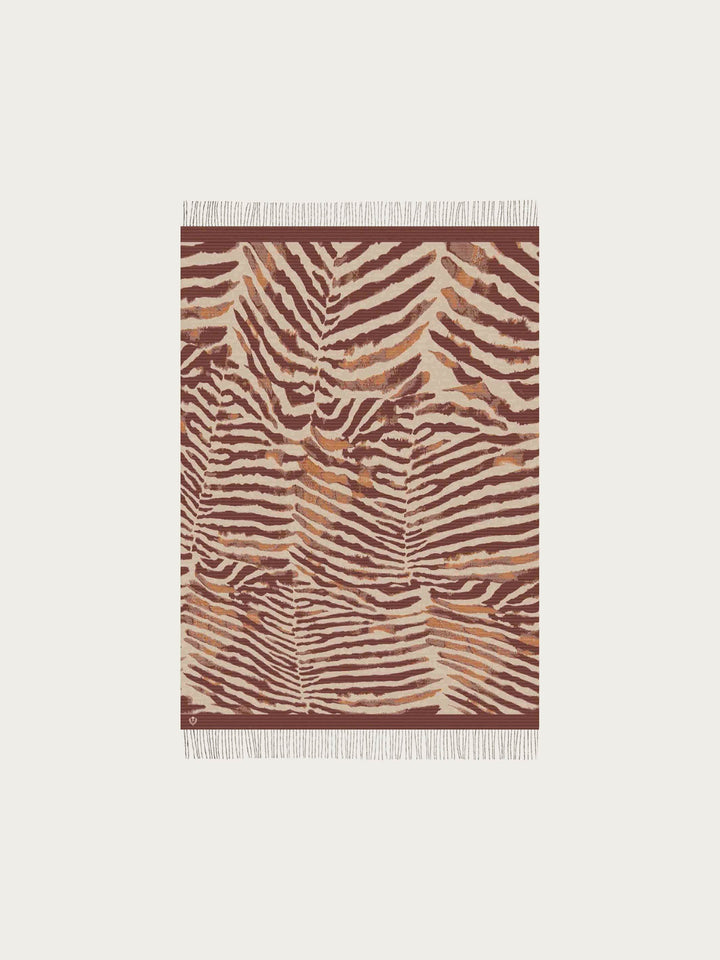 Cashmink-Decke mit Zebra-Design - Made in Germany