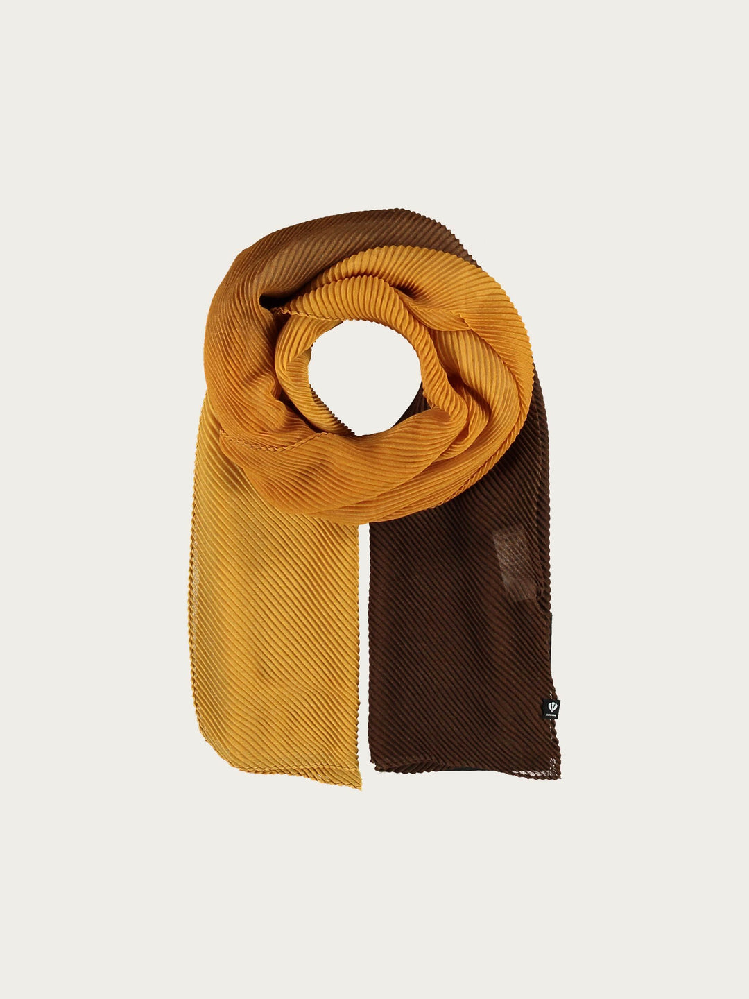 Plissee-Stola mit Ombré-Effekt