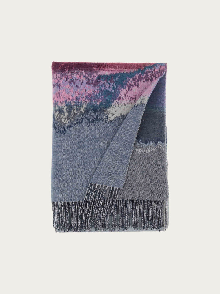 Cashmink-Decke mit Aquarell-Design - Made in Germany