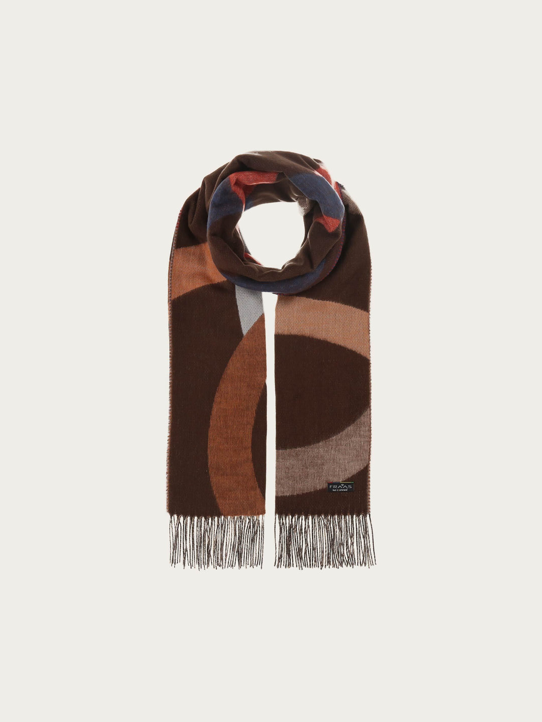 Cashmink-Schal mit XL-Kreisen