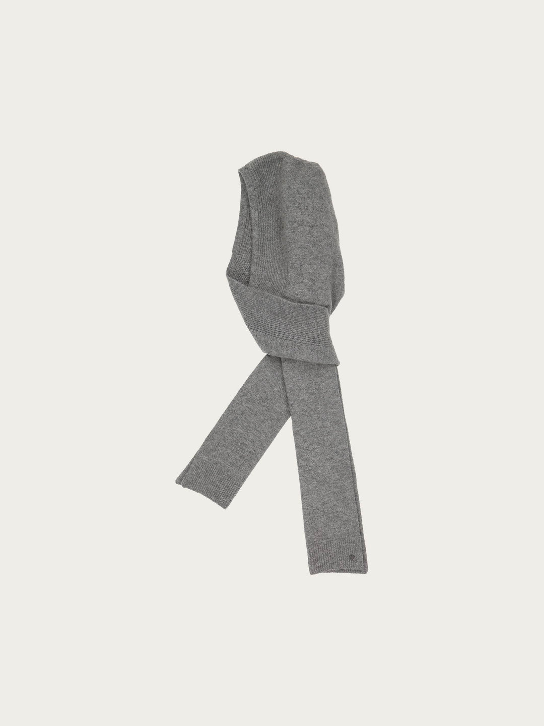 Sustainability Edition - Gerippter Strick-Kapuzenschal in Wollmischung